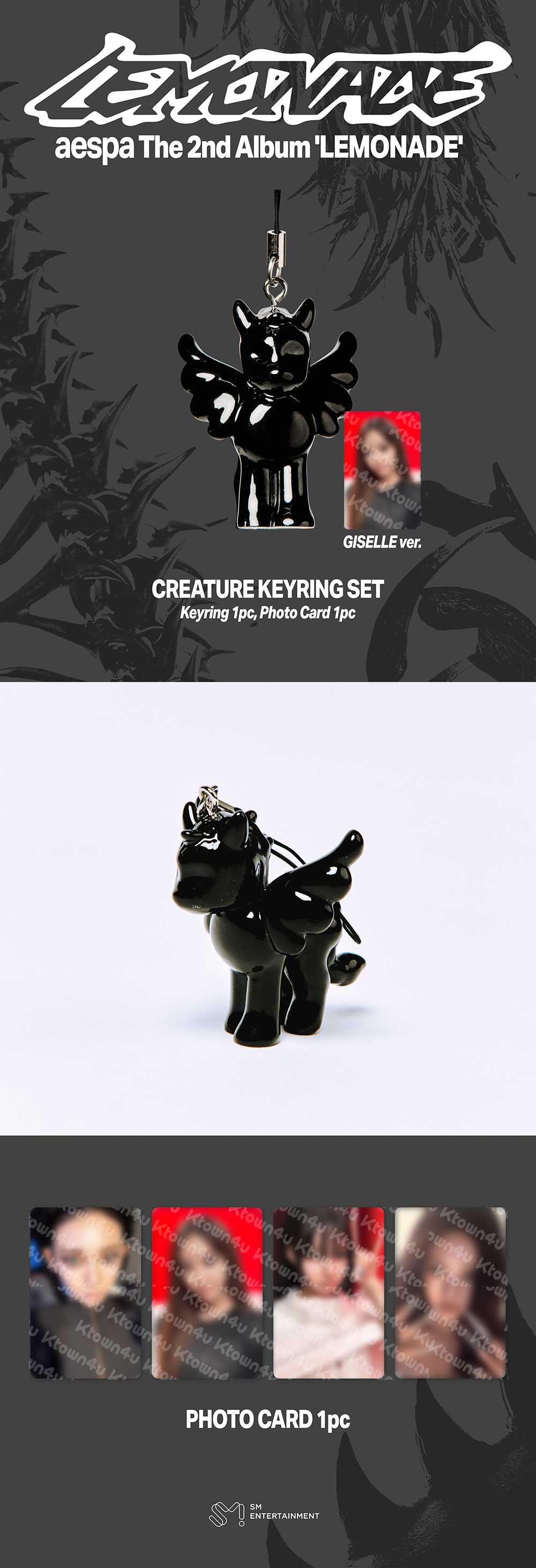 AESPA - [AESPA WEEK - MAKE IT LEMONADE MD] CREATURE KEYRING SET