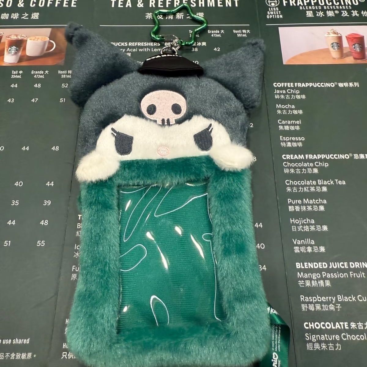 SANRIO Kuromi x Starbucks Plush Card Case
