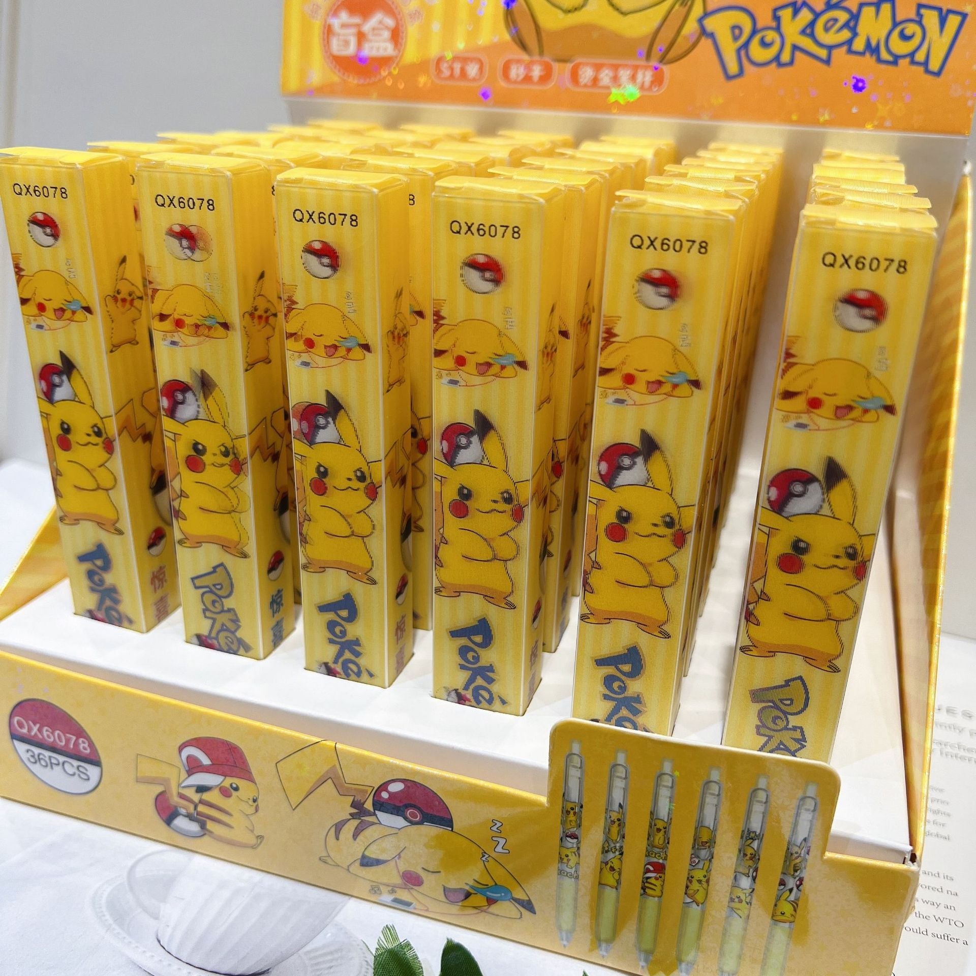 POKÉMON© Pikachu Gel Pen Mystery Box 6 Styles (1 piece)