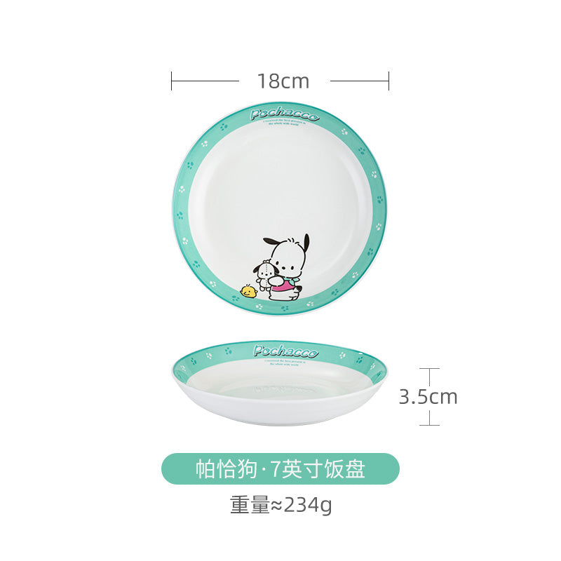 SANRIO© Pochacco Green Paw Tableware