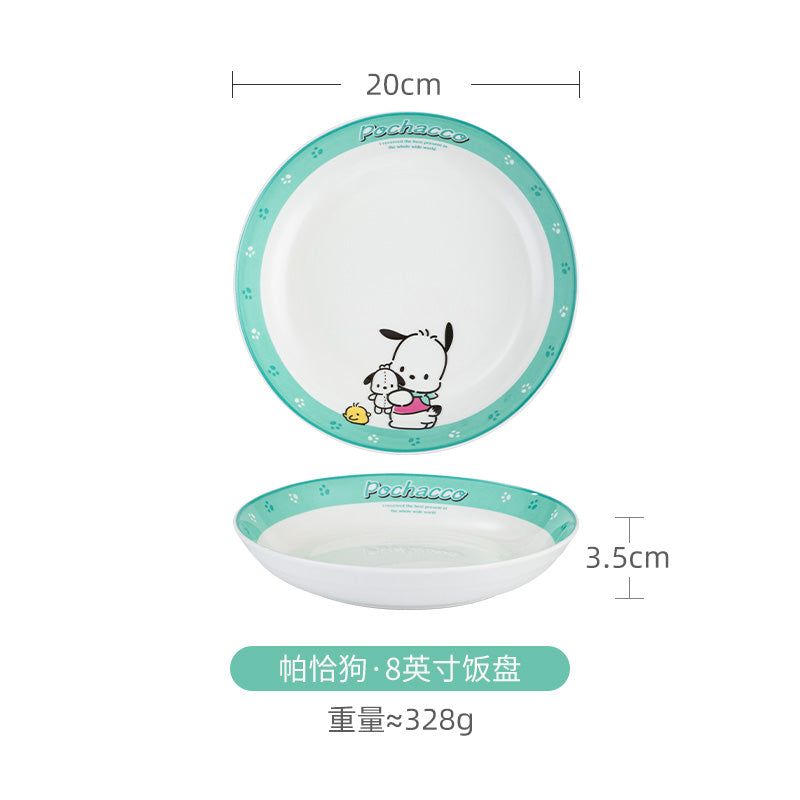 SANRIO© Pochacco Green Paw Tableware