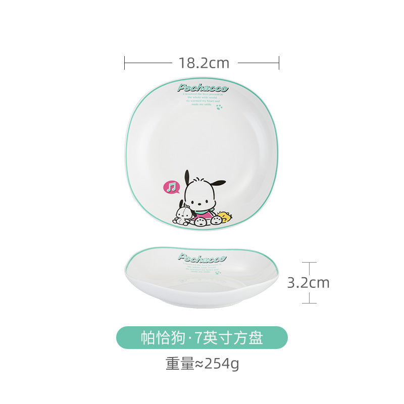 SANRIO© Pochacco Green Paw Tableware