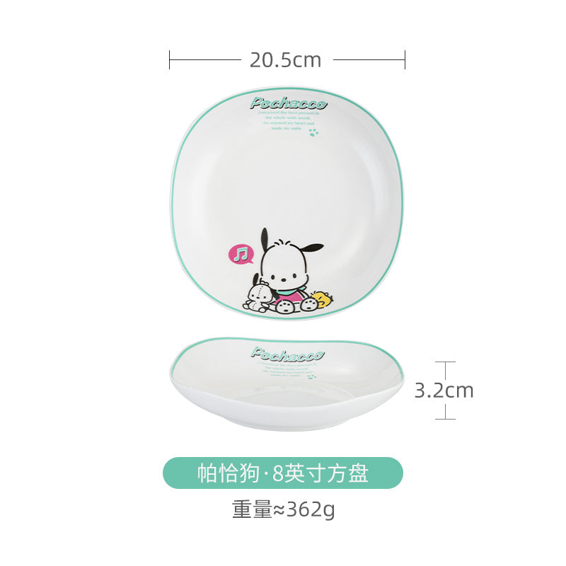 SANRIO© Pochacco Green Paw Tableware