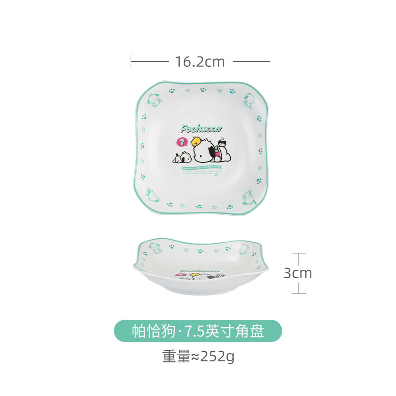 SANRIO© Pochacco Green Paw Tableware