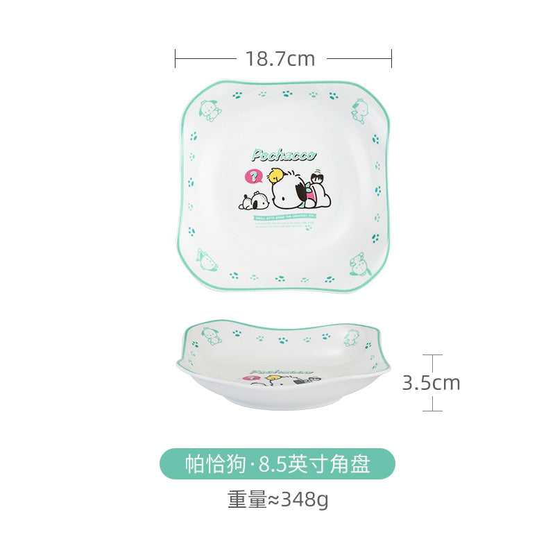 SANRIO© Pochacco Green Paw Tableware