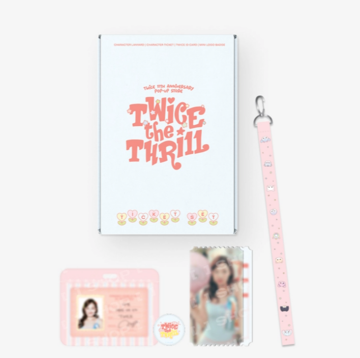 TWICE - 11TH ANNIVERSARY POP-UP STORE <TWICE THE THRILL> TWICE LAND TICKET SET
