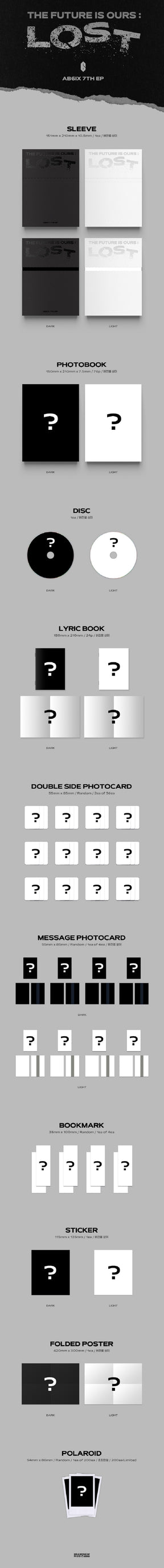 AB6IX EP Album Vol. 7 - THE FUTURE IS OURS : LOST