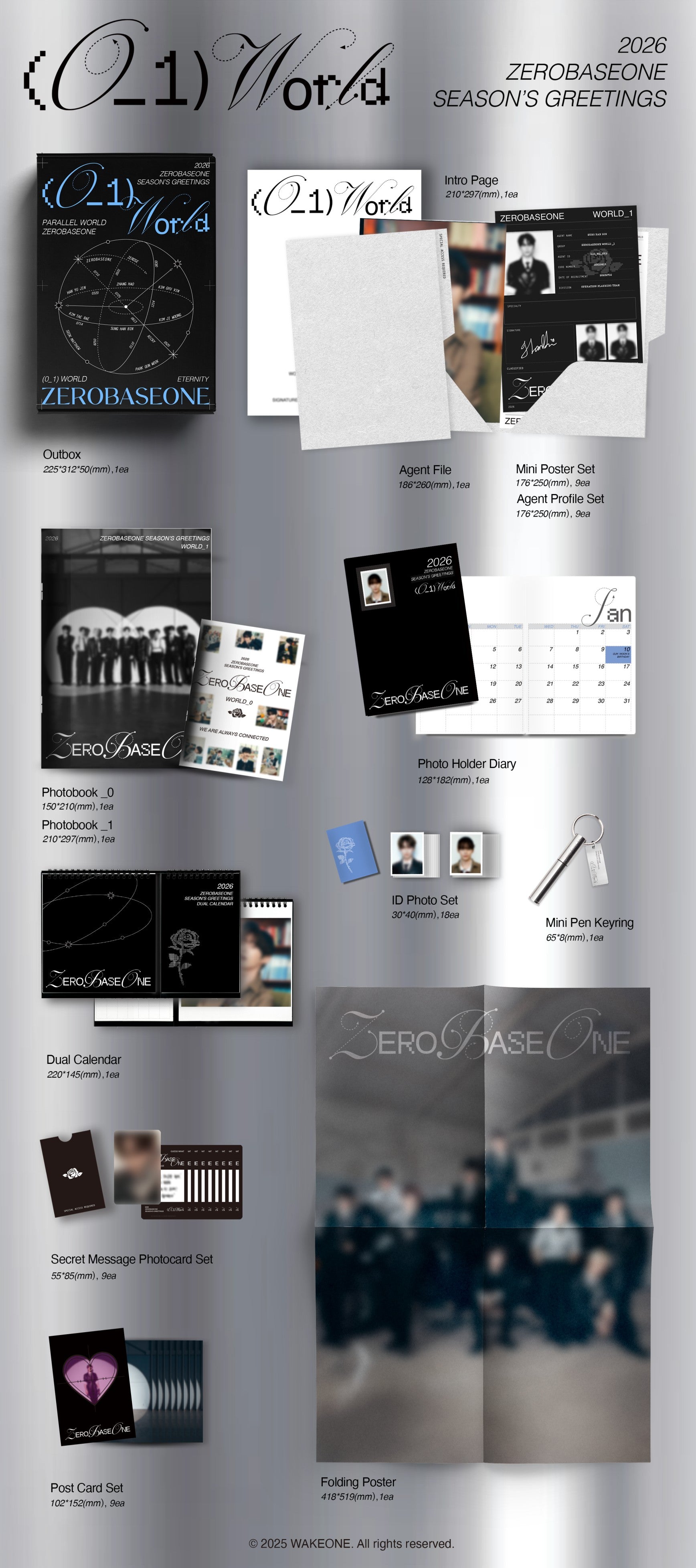 ZEROBASEONE - 2026 SEASON'S GREETINGS [(0_1) WORLD]
