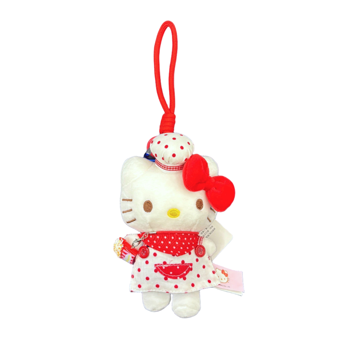 SANRIO Authentic Hello Kitty PopCorn Hanging Plush