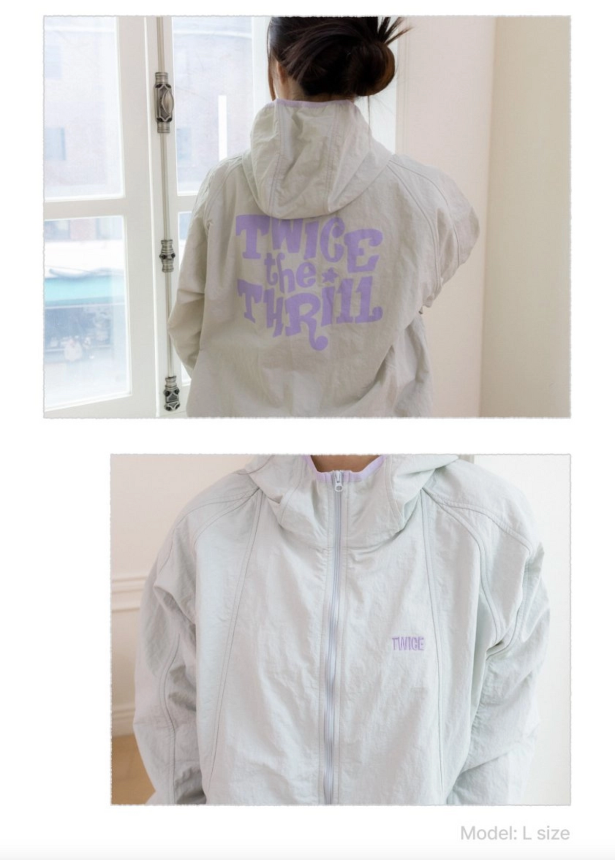 TWICE - 11TH ANNIVERSARY POP-UP STORE <TWICE THE THRILL> WIND BREAKER