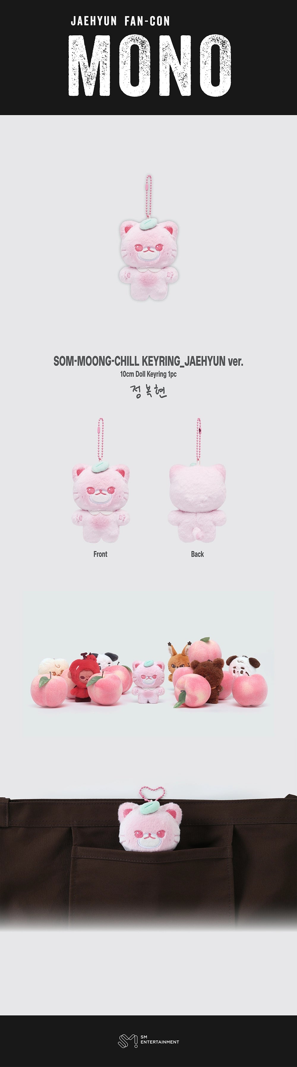JAEHYUN - [2026 FAN-CON TOUR [MONO] MD] 10CM SOM-MOONG-CHILL KEYRING (JAEHYUN VER.)