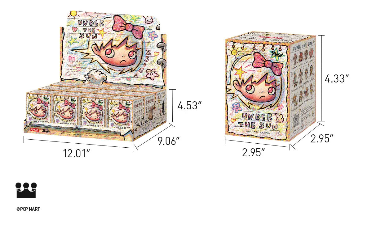 POP MART Authentic Zsiga Under the Sun Mystery Box 12 Designs