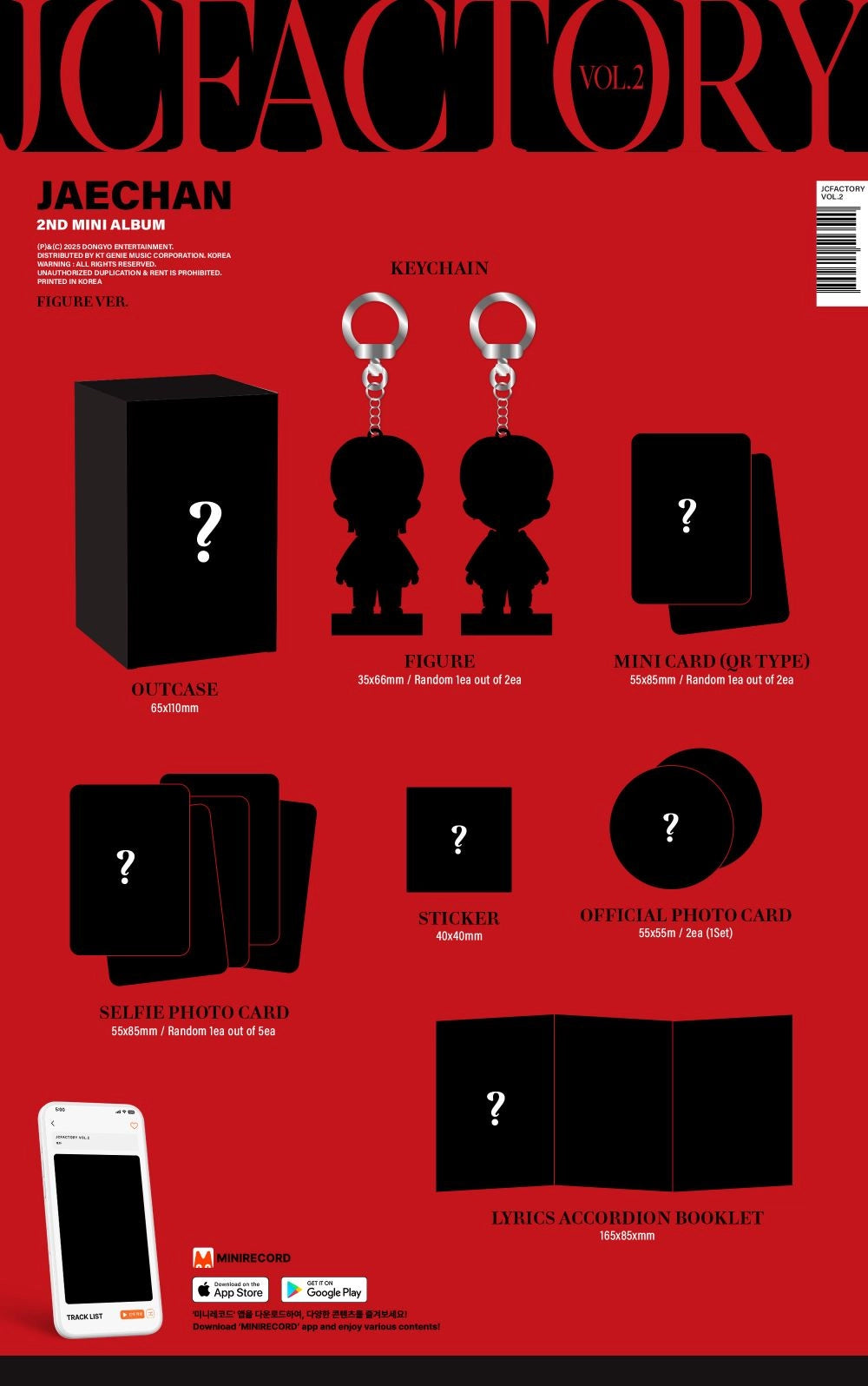 JAECHAN 2ND MINI ALBUM - JCFACTORY_VOL.2 (FIGURE VER.)