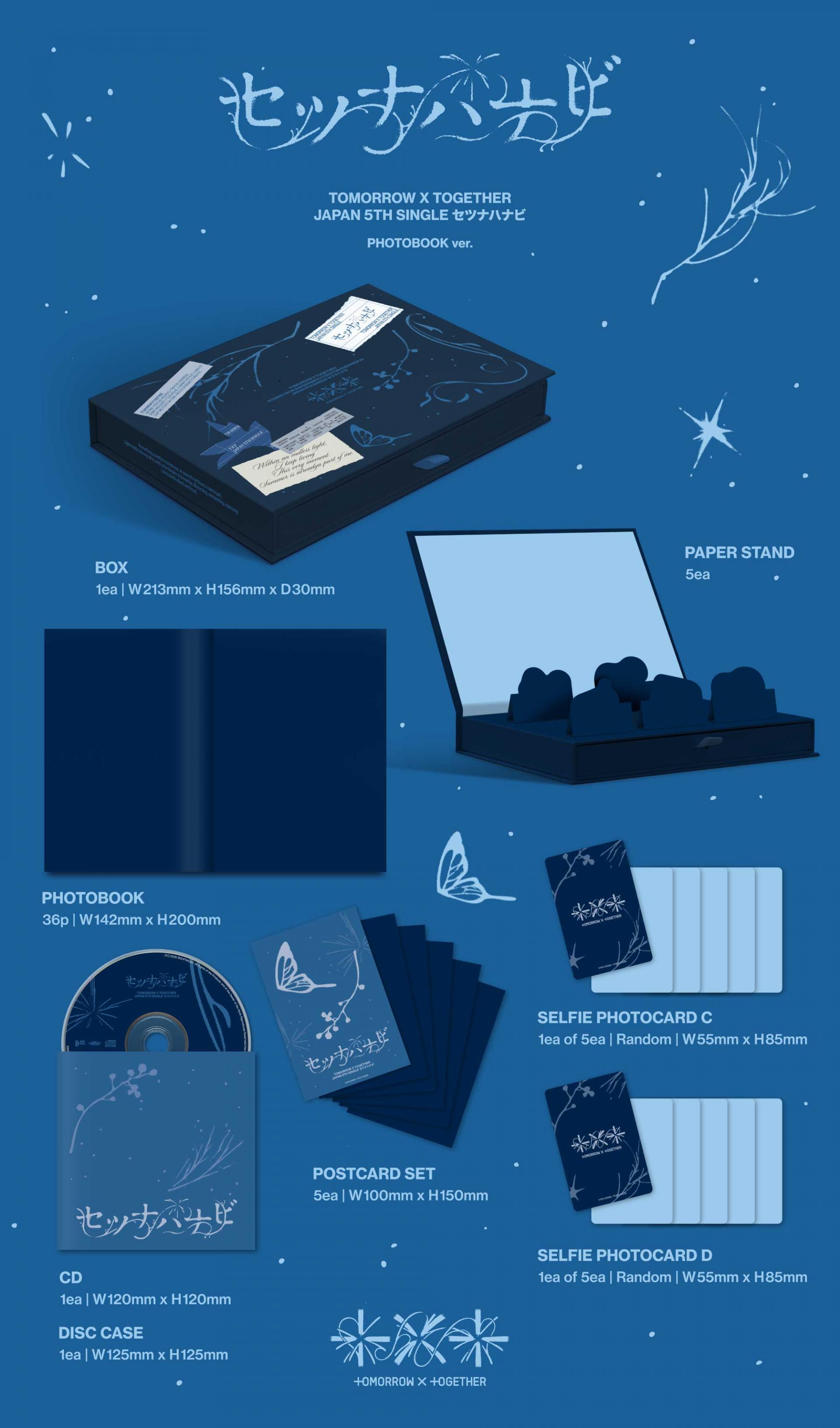 TOMORROW X TOGETHER (TXT) - JP 5TH SINGLE [SETSUNA HANABI] (PHOTOBOOK EDITION)
