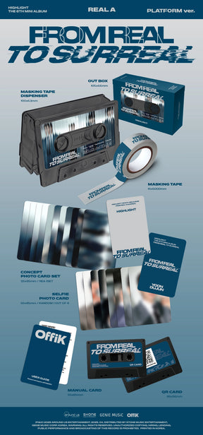 HIGHLIGHT THE 6TH MINI ALBUM - FROM REAL TO SURREAL (PLATFORM VER.)