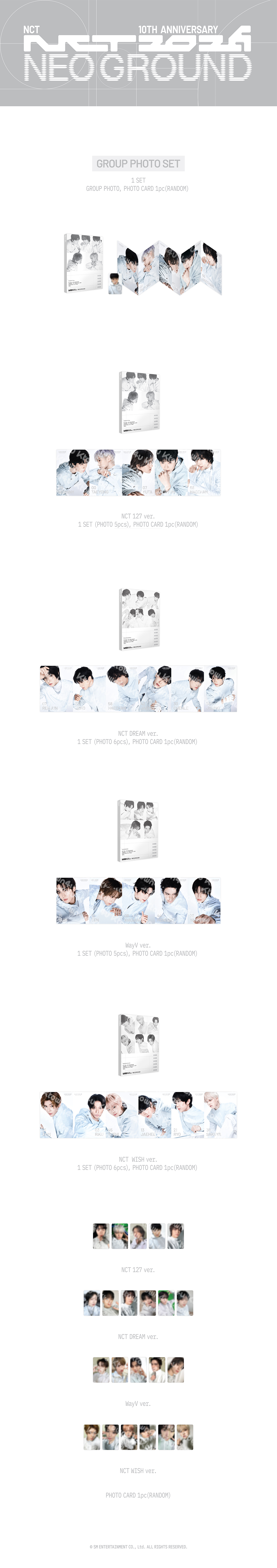 NCT - [NCT 10TH ANNIVERSARY [NCT 2026] POP UP : NEO GROUND MD] GROUP PHOTO SET