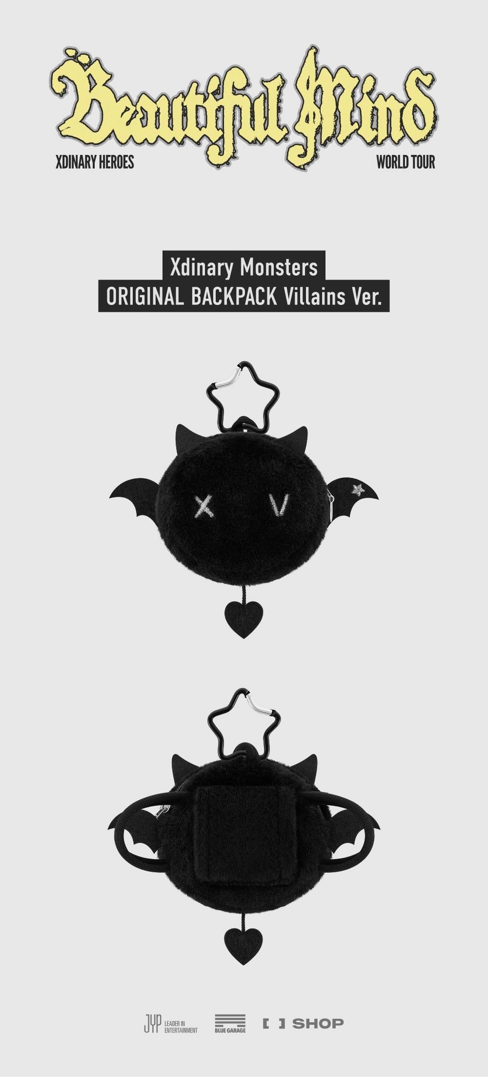 XDINARY HEROES - XDINARY MONSTERS ORIGINAL BACKPACK VILLAINS VER. - BEAUTIFUL MIND