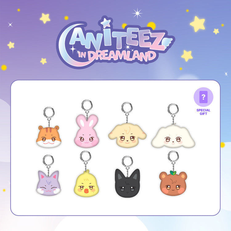 ATEEZ - [ANITEEZ IN DREAMLAND] OFFICIAL MD MINI FACE KEYRING