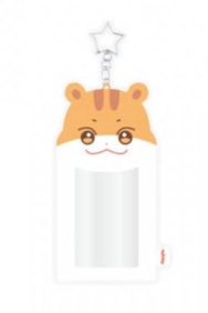 ATEEZ X ANITEEZ IN ICE CITY OFFICIAL MERCHANDISE - PLUSH PHOTOCARD HOLDER KEYRING (+SPECIAL GIFT)