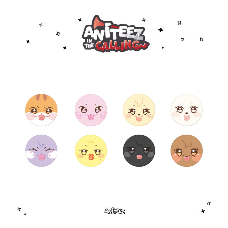 ATEEZ - [ANITEEZ IN THE CALLING] MD SOFT PIN BUTTON