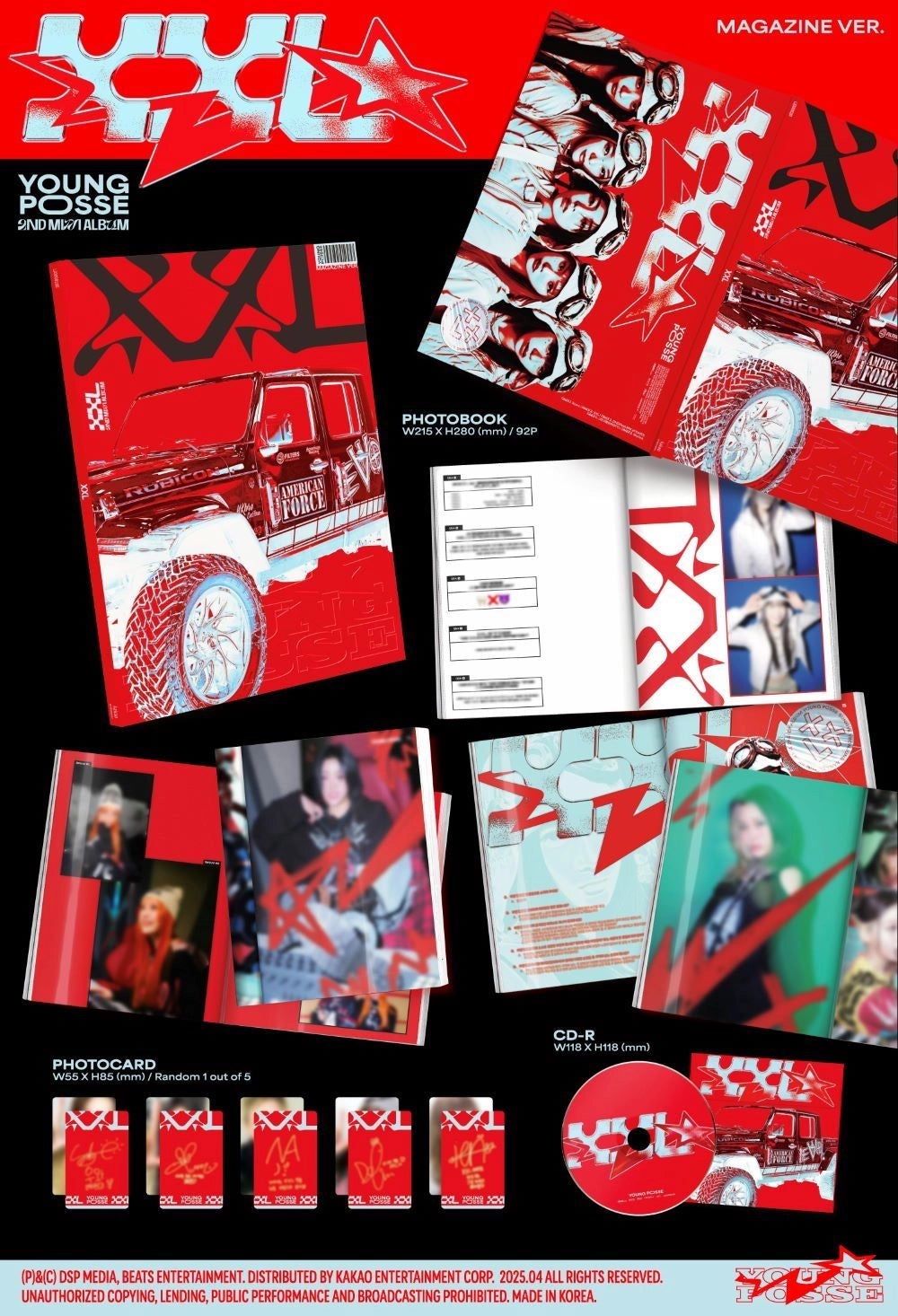 YOUNG POSSE 2ND EP ALBUM - XXL (MAGAZINE VER.)
