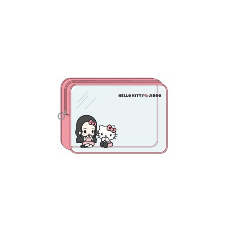 [HELLO KITTY X JISOO] TRAVEL POUCH (D VER.) OFFICIAL MD