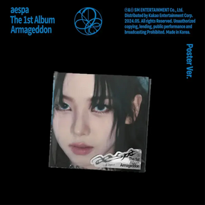 AESPA THE 1ST ALBUM - ARMAGEDDON (POSTER VERSION)