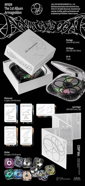 AESPA THE 1ST ALBUM - ARMAGEDDON (CD PLAYER VERSION)