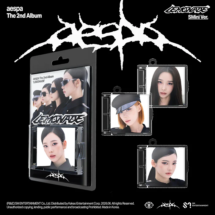 AESPA 2ND ALBUM - LEMONADE (SMINI VER.) (SMART ALBUM)