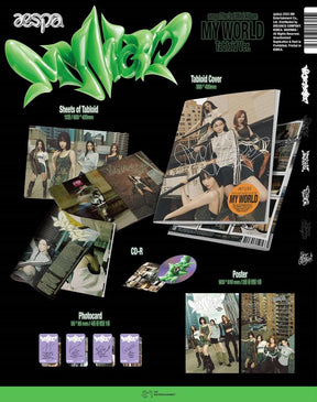 aespa Mini Album Vol. 3 - MY WORLD (Tabloid Version)
