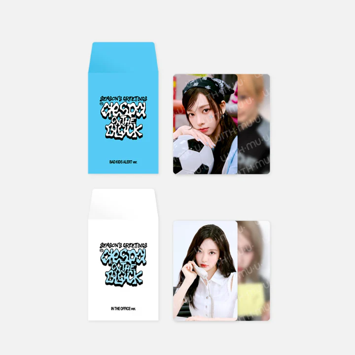 AESPA - 2025 SM ARTIST SEASON'S GREETINGS - RANDOM TRADING CARD SET OFFICIAL MD