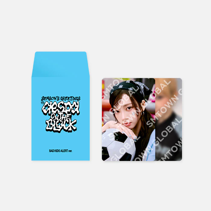 AESPA - 2025 SM ARTIST SEASON'S GREETINGS - RANDOM TRADING CARD SET OFFICIAL MD