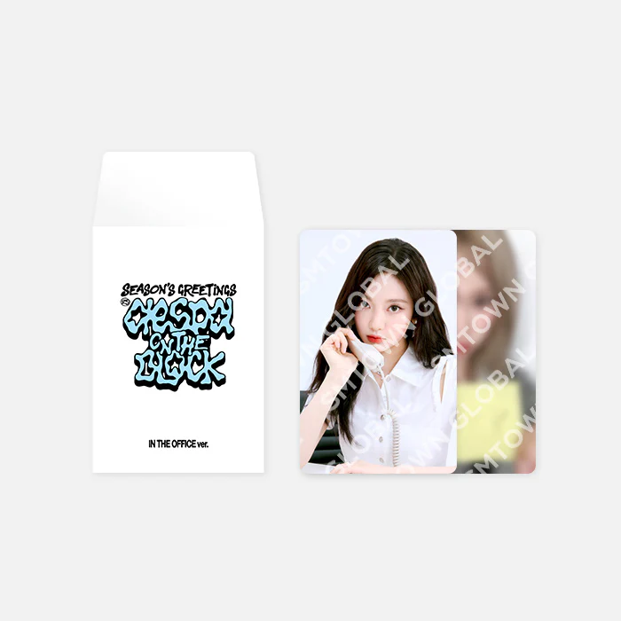 AESPA - 2025 SM ARTIST SEASON'S GREETINGS - RANDOM TRADING CARD SET OFFICIAL MD