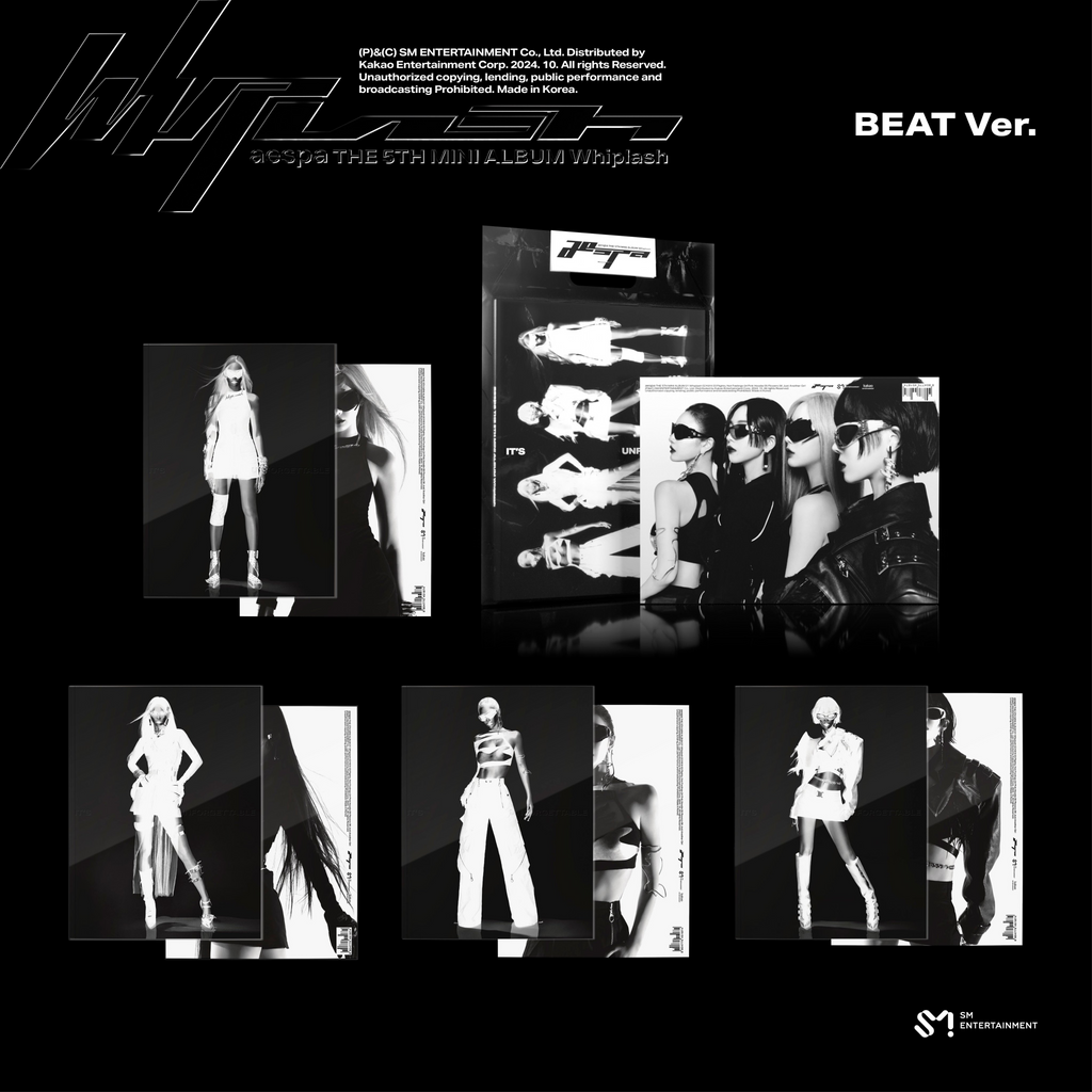 【新品未開封】aespa Dirty Work Whiplash　全40点 aespa Single『Dirty Work』日本限定特典付きで予約販売開始