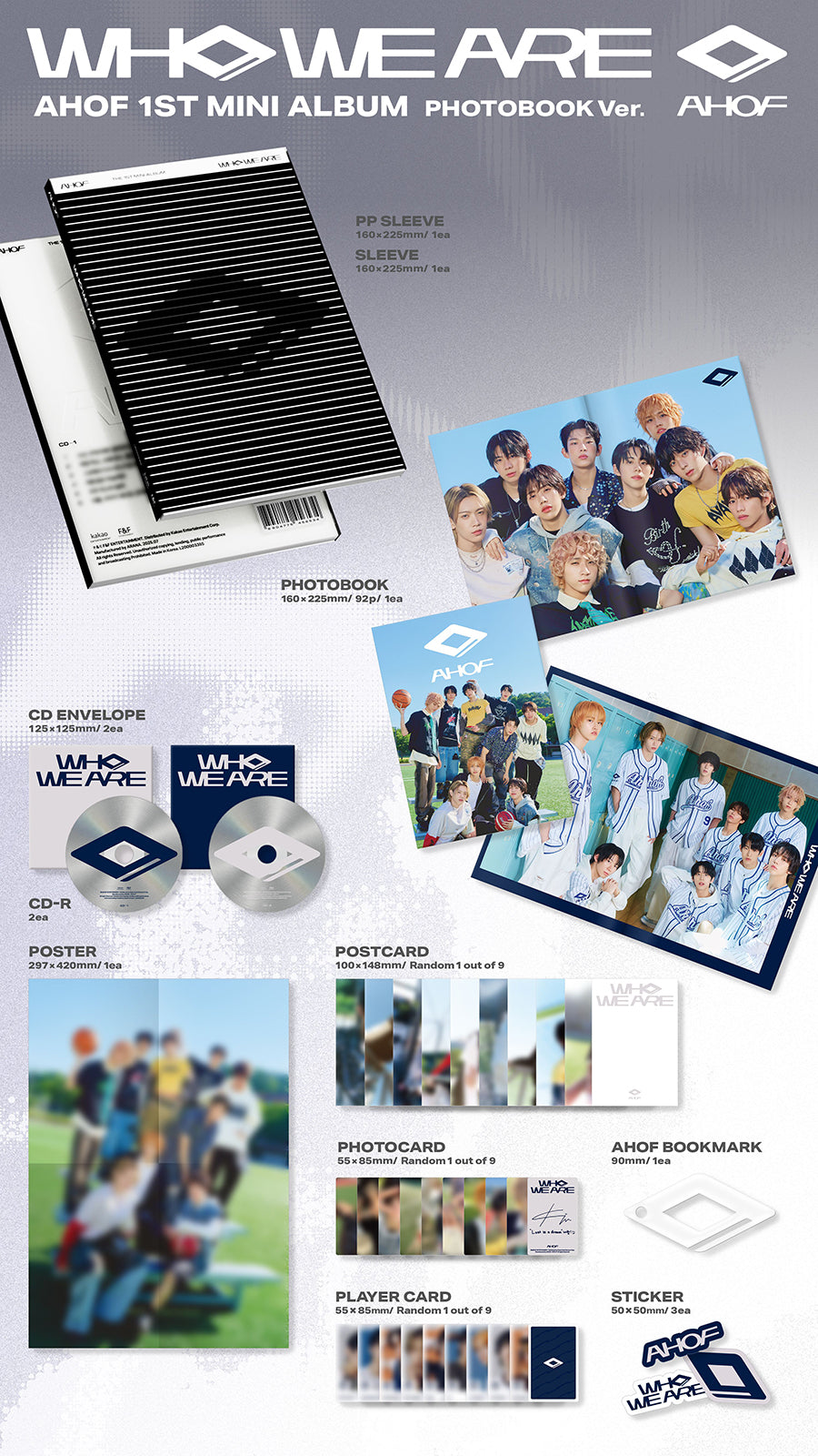 AHOF 1ST MINI ALBUM - WHO WE ARE (PHOTOBOOK VER.)
