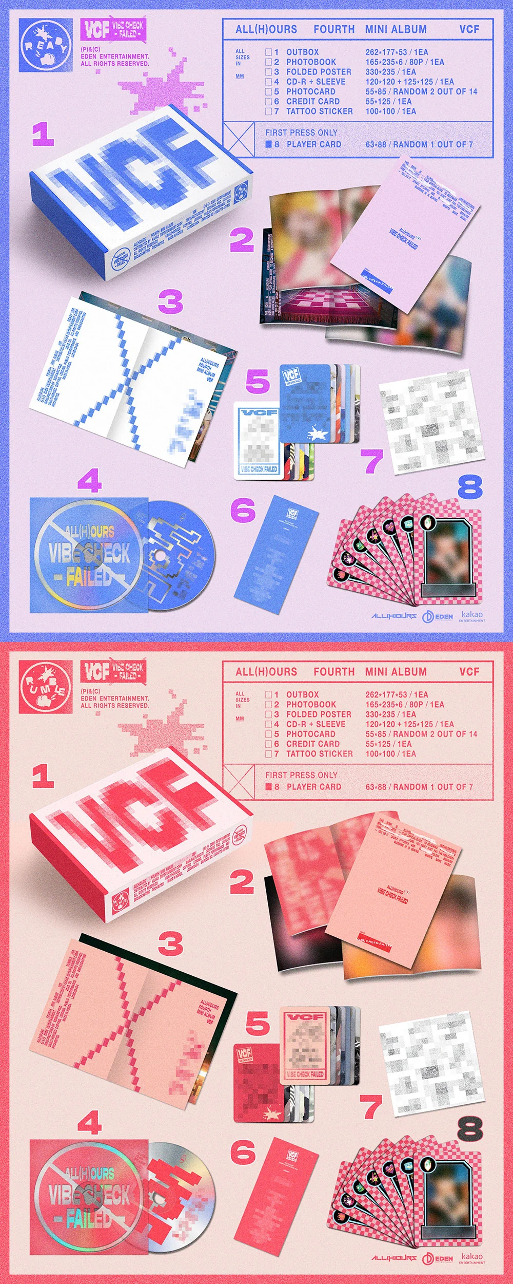 ALL(H)OURS 4TH MINI ALBUM - VCF
