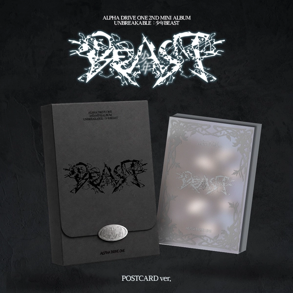 ALPHA DRIVE ONE 2ND MINI ALBUM - UNBREAKABLE : 少年BEAST (POSTCARD VER)