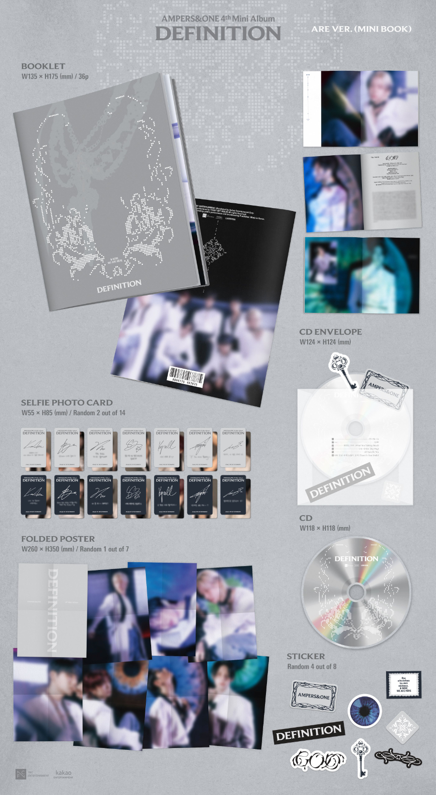 AMPERS&ONE 4TH MINI ALBUM - DEFINITION (ARE VER.)