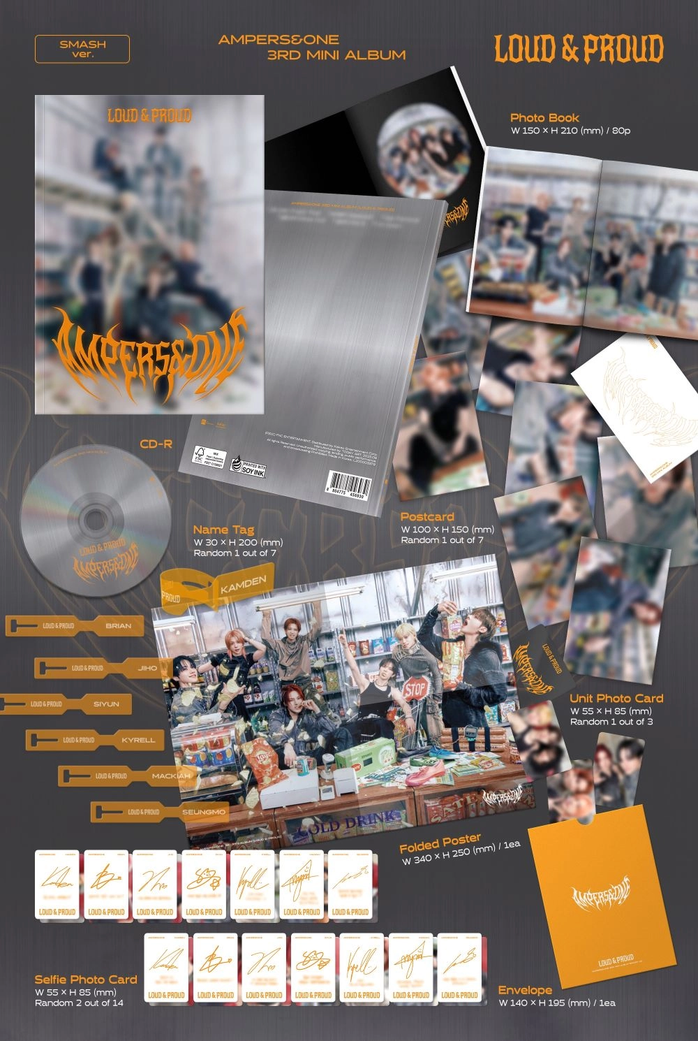 AMPERS&ONE 3RD MINI ALBUM - LOUD & PROUD