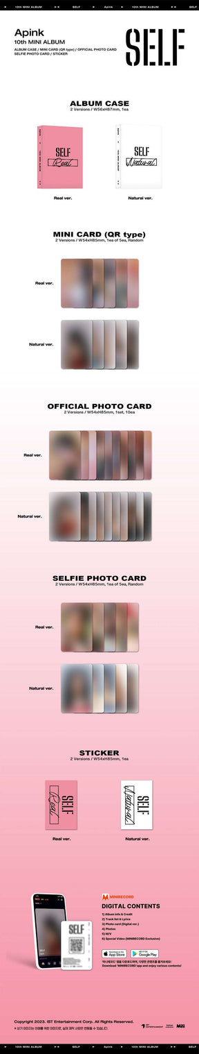 Apink Mini Album Vol. 10 - SELF (Platform Version)