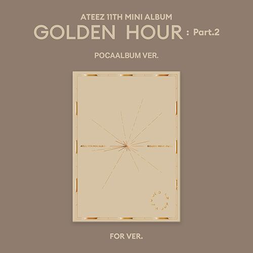 新品未開封 アルバム ATEEZ GOLDEN HOUR pt.2 POCA ATEEZ - 11th Mini Album [GOLDEN HOUR : Part.2] (POCA Ver
