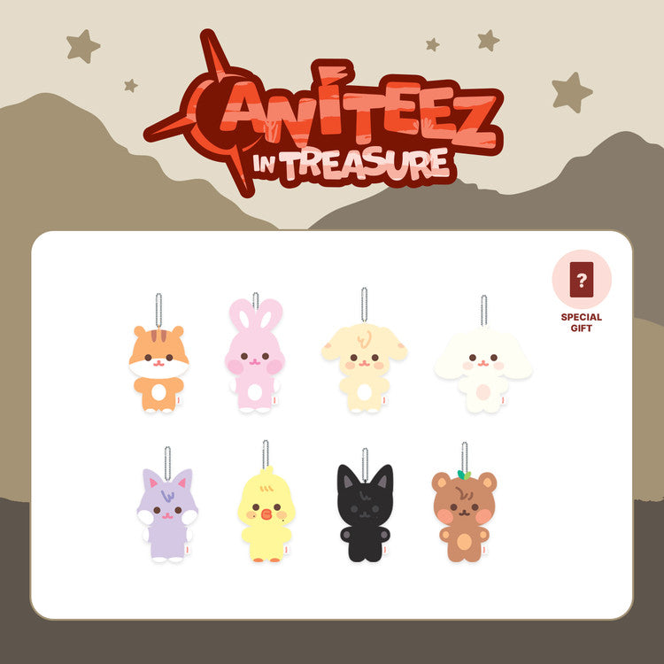 ATEEZ - [ANITEEZ IN TREASURE] OFFICIAL MD FLAT-FUR PLUSH