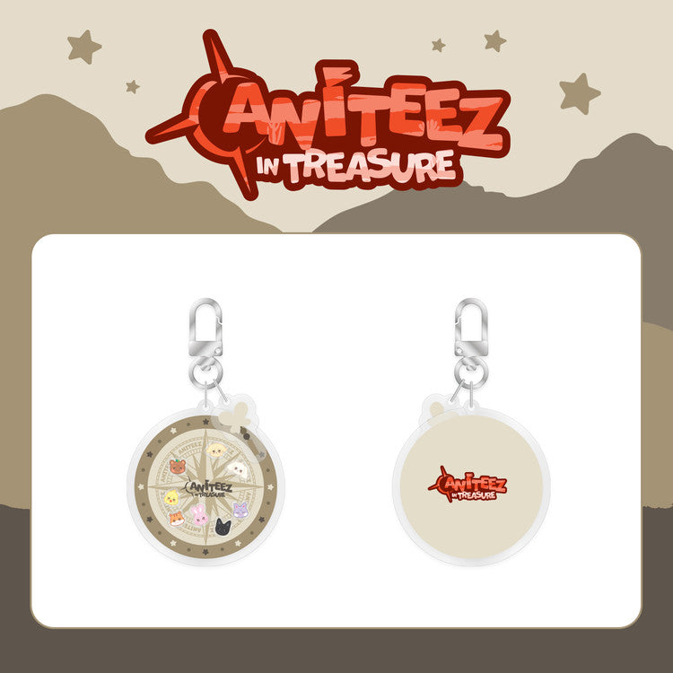 ATEEZ - [ANITEEZ IN TREASURE] OFFICIAL MD SHAKER KEYRING