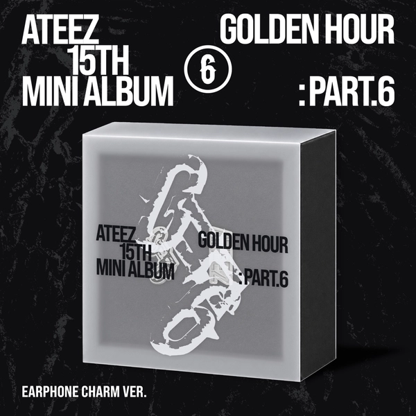 ATEEZ - 15TH MINI ALBUM [GOLDEN HOUR: PART.6] (EARPHONE CHARM VER.)