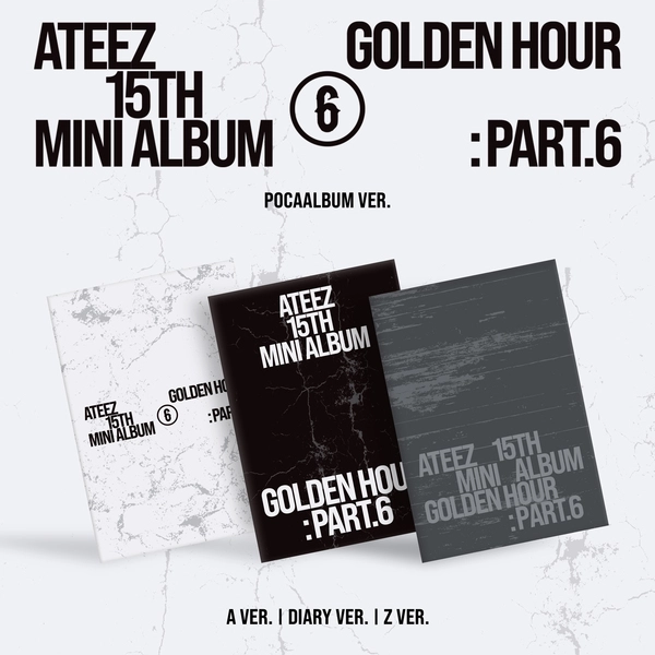 ATEEZ 15TH MINI ALBUM - GOLDEN HOUR : PART.6 (POCA ALBUM VER)