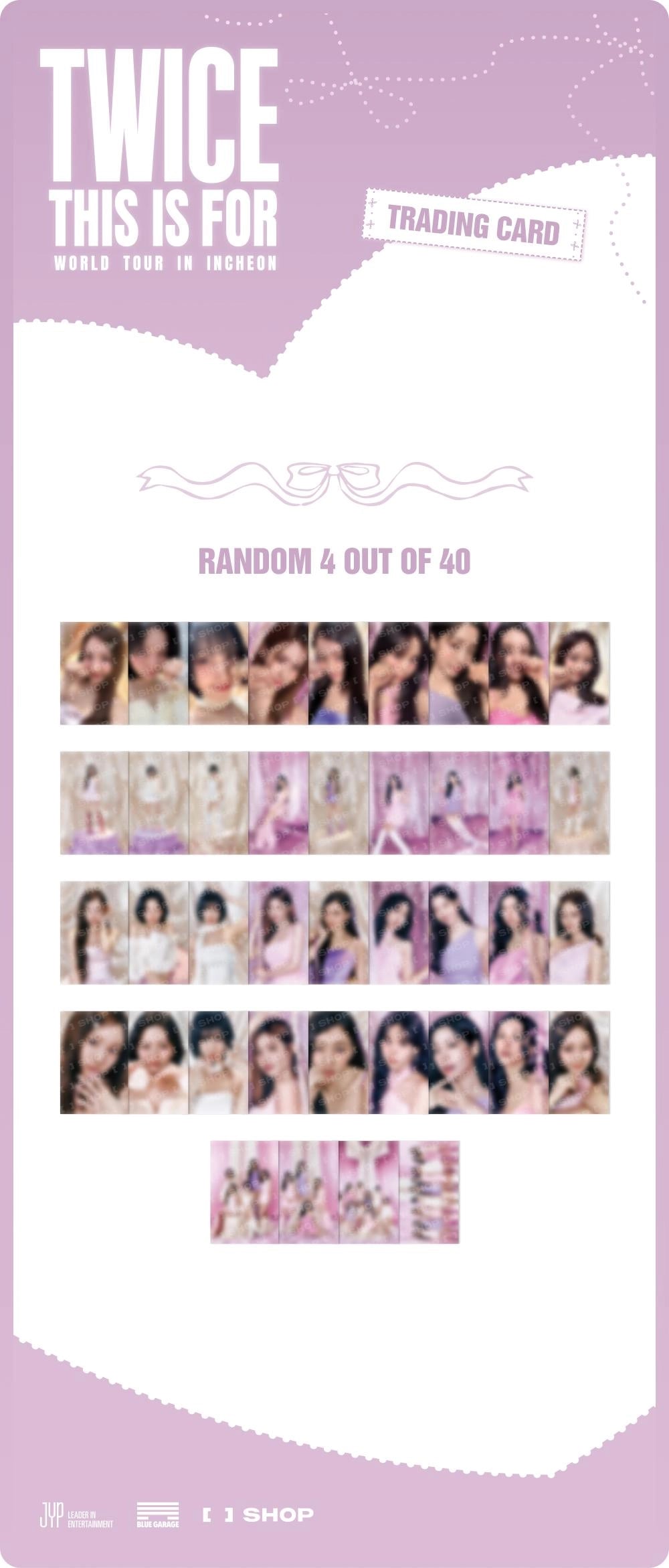 TWICE - <THIS IS FOR> WORLD TOUR IN INCHEON TRADING CARD