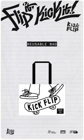 KickFlip - [Flip it, Kick it!] POP-UP STORE MD REUSABLE BAG