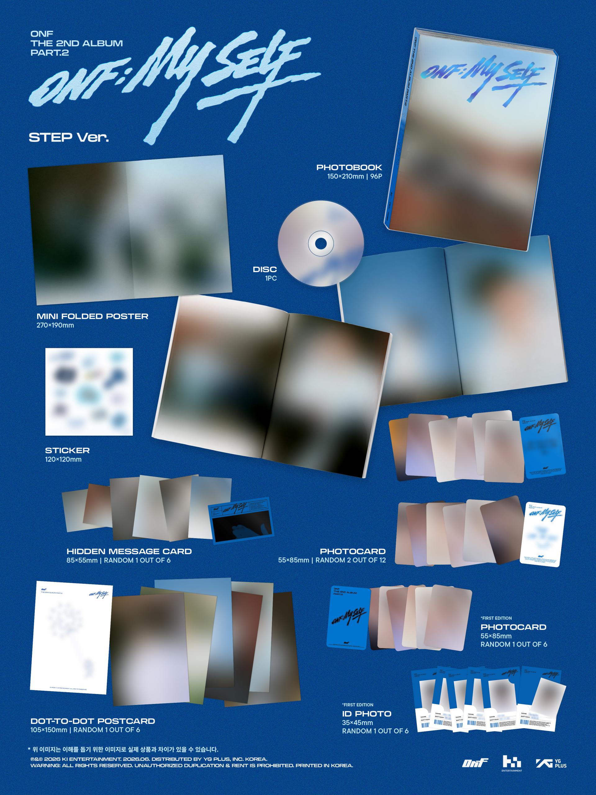 ONF 2ND ALBUM PART.2 - ONF:MY SELF (PHOTOBOOK VER.)