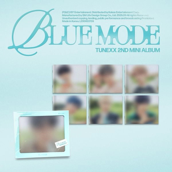 TUNEXX 2ND MINI ALBUM - BLUE MODE (INDIVIDUAL MODE VER.)