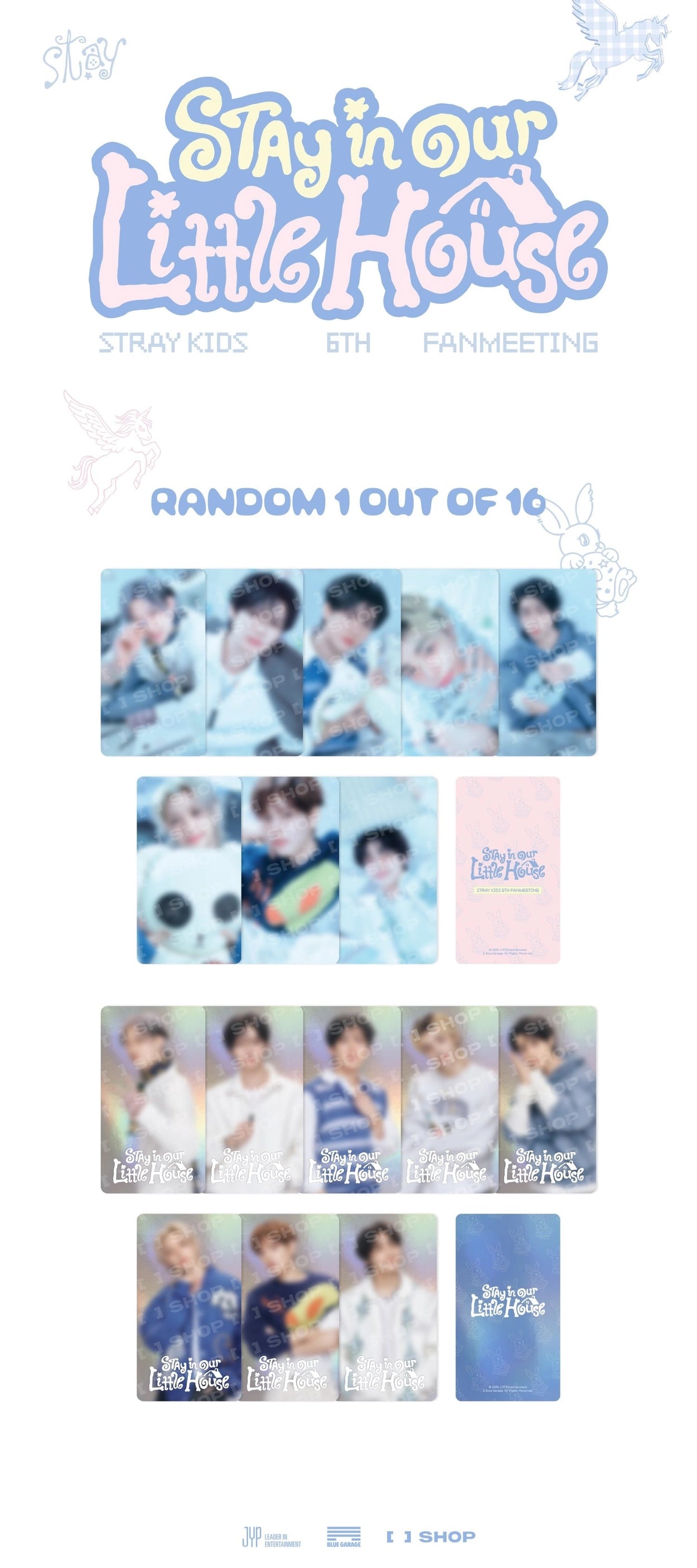 STRAY KIDS - 6TH FANMEETING [STAY IN OUR LITTLE HOUSE] SPECIAL TRADING CARD OFFICIAL MD